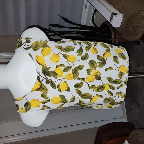 ZARA NWOT LEMON 🍋 TOP  SIZE MEDIUM - Picture 3 of 3